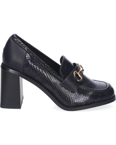 PUNTOSALAO MOCASINES DE TACON COMODO ELEGANTES PARA MUJER COLOR NEGRO F VARIOS COLORES