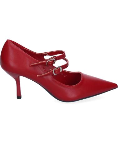 PUNTOSALAO ZAPATOS DE VESTIR TACON MEDIO FINO PARA MUJER COLOR BURDEOS VARIOS COLORES