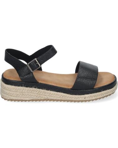PUNTOSALAO SANDALIAS PLANAS EN YUTE PARA MUJER COMODAS COLOR NEGRO CF-3 VARIOS COLORES