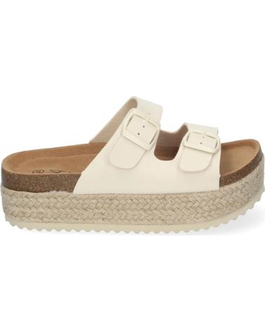 PUNTOSALAO SANDALIAS PLANAS DE PLATAFORMA EN YUTE PARA MUJER COMODAS CO VARIOS COLORES