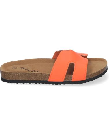 PUNTOSALAO SANDALIAS PLANAS BAJAS PARA MUJER COMODAS COLOR NARANJA M-23 VARIOS COLORES