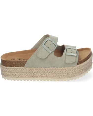 PUNTOSALAO SANDALIAS PLANAS DE PLATAFORMA EN YUTE PARA MUJER COMODAS CO VARIOS COLORES