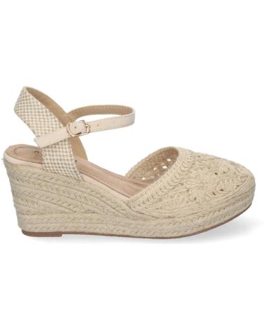 PUNTOSALAO ALPARGATA DE CUNA MEDIA FORRADA DE YUTE PARA MUJER BEIGE VRA VARIOS COLORES