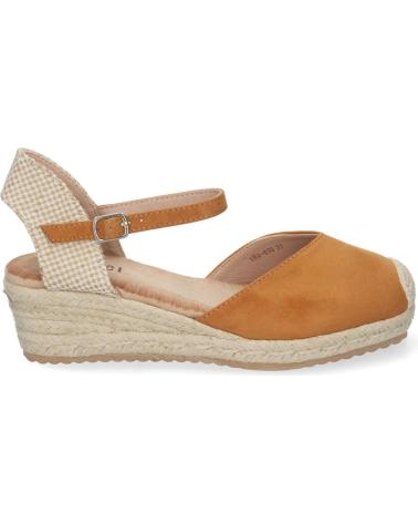 PUNTOSALAO SANDALIAS DE CUNA BAJA EN YUTE CIERRE HEBILLA PARA MUJER COL VARIOS COLORES