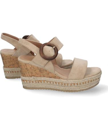 PUNTOSALAO SANDALIAS DE CUNA MEDIA EN YUTE Y CORCHO PARA MUJER COLOR BE VARIOS COLORES