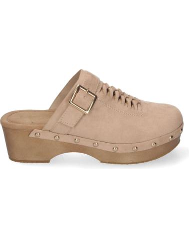 PUNTOSALAO ZUECOS DE TACON Y PLATAFORMA PALA HEBILLA Y TACHUELAS MUJER VARIOS COLORES