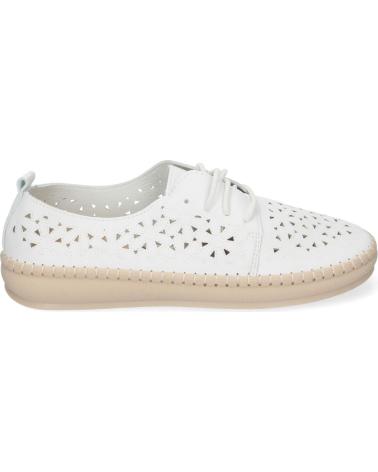 PUNTOSALAO ZAPATOS PLANOS PARA MUJER ESTILO OXFORD CALADO COLOR BLANCO VARIOS COLORES