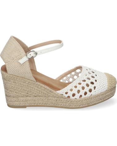 PUNTOSALAO ALPARGATAS DE CUNA EN YUTE CON PALA CALADA MUJER COLOR BLANC VARIOS COLORES