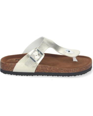 PUNTOSALAO SANDALIAS DORADAS PLANAS BIO COMODAS ESCLAVAS PARA MUJER YF- VARIOS COLORES