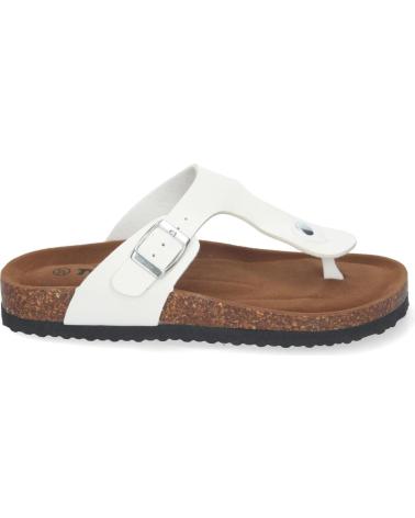PUNTOSALAO SANDALIAS PLANAS BIO COMODAS ESCLAVA PARA MUJER COLOR BLANCO VARIOS COLORES