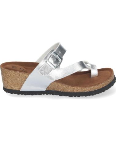 PUNTOSALAO SANDALIAS PLATEADAS DE CUNA BIO ESTILO ESCLAVA PARA MUJER YF VARIOS COLORES