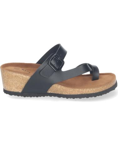 PUNTOSALAO SANDALIAS DE CUNA BIO ESTILO ESCLAVA PARA MUJER COLOR NEGRO VARIOS COLORES
