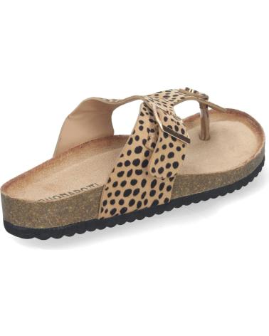PUNTOSALAO SANDALIAS PLANAS ESTILO ESCLAVA LEOPARDO MUJER 1A-1618 VARIOS COLORES