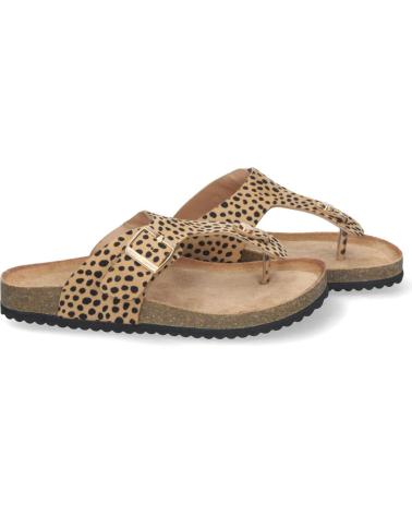 PUNTOSALAO SANDALIAS PLANAS ESTILO ESCLAVA LEOPARDO MUJER 1A-1618 VARIOS COLORES