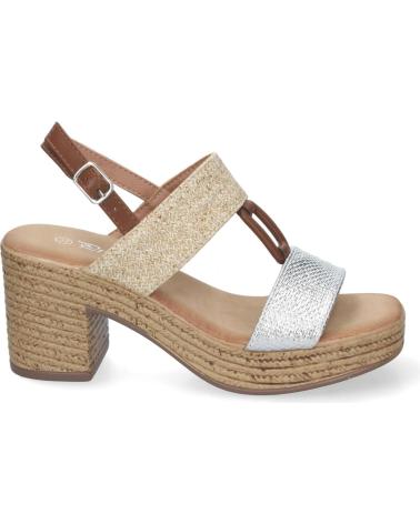 PUNTOSALAO SANDALIAS PLATEADAS DE TACON Y PLATAFORMA PARA MUJER XFH790 VARIOS COLORES