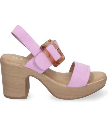 PUNTOSALAO SANDALIAS DE TACON Y PLATAFORMA PARA MUJER HEBILLA NACARADA VARIOS COLORES