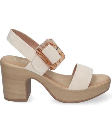 PUNTOSALAO SANDALIAS DE TACON Y PLATAFORMA PARA MUJER HEBILLA NACARADA VARIOS COLORES