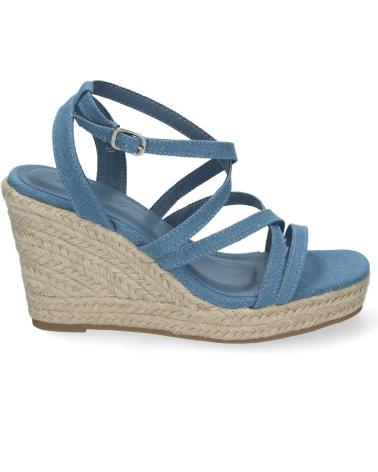PUNTOSALAO SANDALIAS DE CUNAS EN YUTE PARA MUJER COLOR AZUL JNS-5Q34 VARIOS COLORES