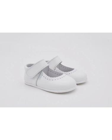 ANGELITOS PEPITO RESPETUOSO DE PIEL TALLAS 20 A 27 MODELO 540 BLANCO