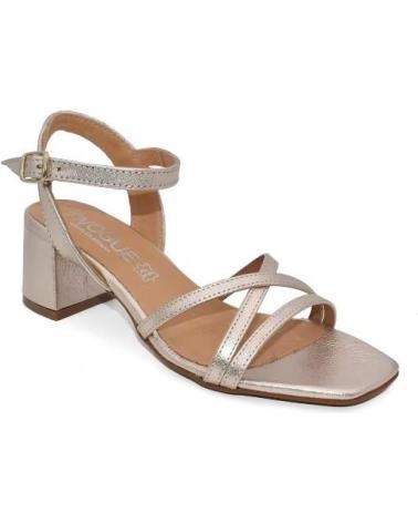 VOGUE TIENDA KATOSINES KATOSINES SANDALIAS DE TACON DE PIEL PLANTI PLATEADO