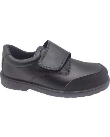 JAVER ZAPATOS COLEGIALES LAVABLES DE PIEL PARA NINO TALLAS 31 A 41 NEGRO