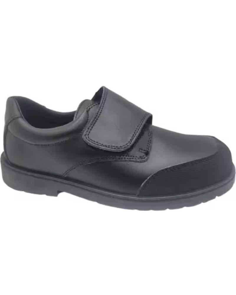 JAVER ZAPATOS COLEGIALES LAVABLES DE PIEL PARA NINO TALLAS 31 A 41 NEGRO
