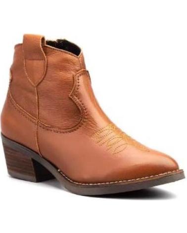 JAM BOTINES COWBOY CAMPERO DE PIEL PARA MUJER TALLAS 36 A 41 MOD MARRóN