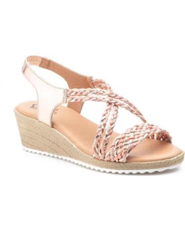 JAM KEILABSATZ-SANDALEN GEFLOCHTEN ROSA ROSA