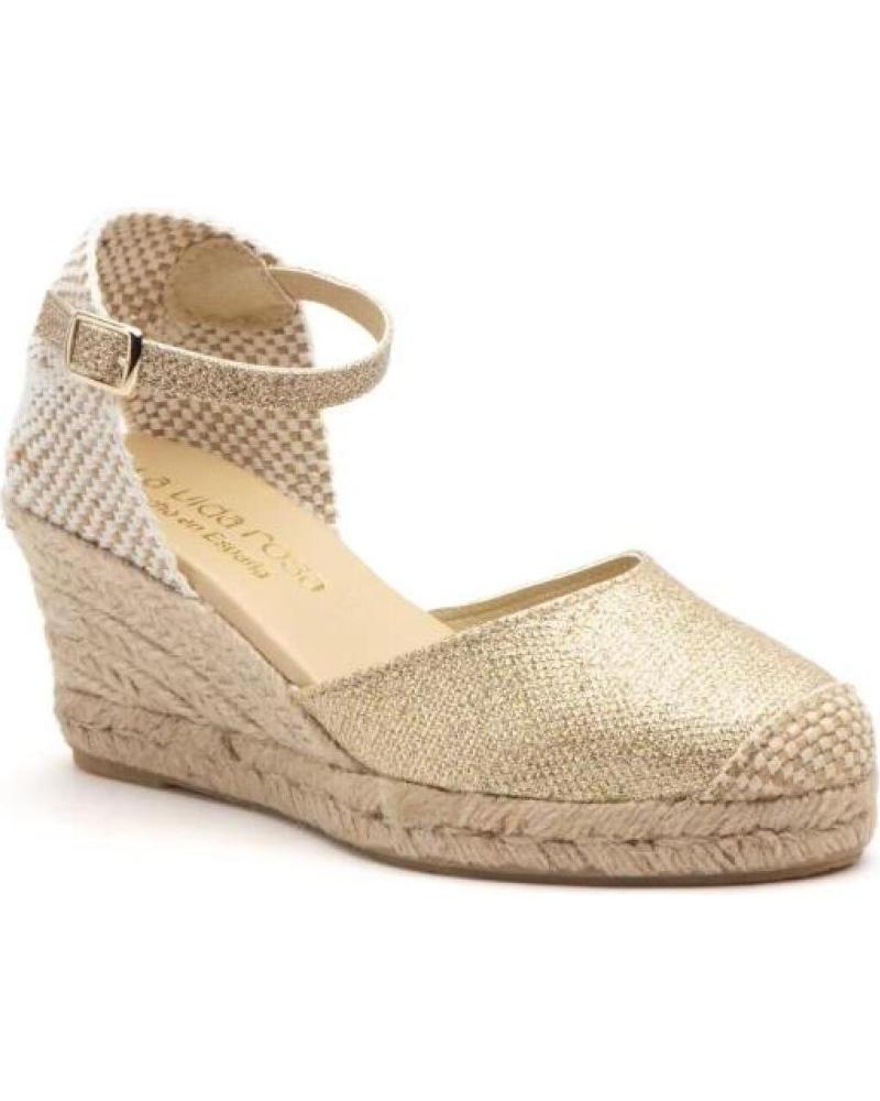 KEILABSATZ-ESPADRILLES KATOSINES MIT RIEMCHEN GELB AMARILLO
