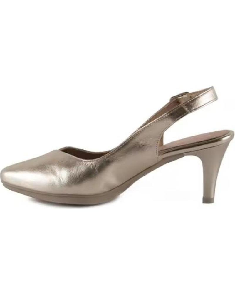 ESCARPINS CHAMBY CUIR TALON AVEC SEMELLE GEL PLATEADO