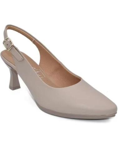 CHAMBY DAMEN SLINGPUMPS LEDER MITTLERER ABSATZ BEIGE BEIGE