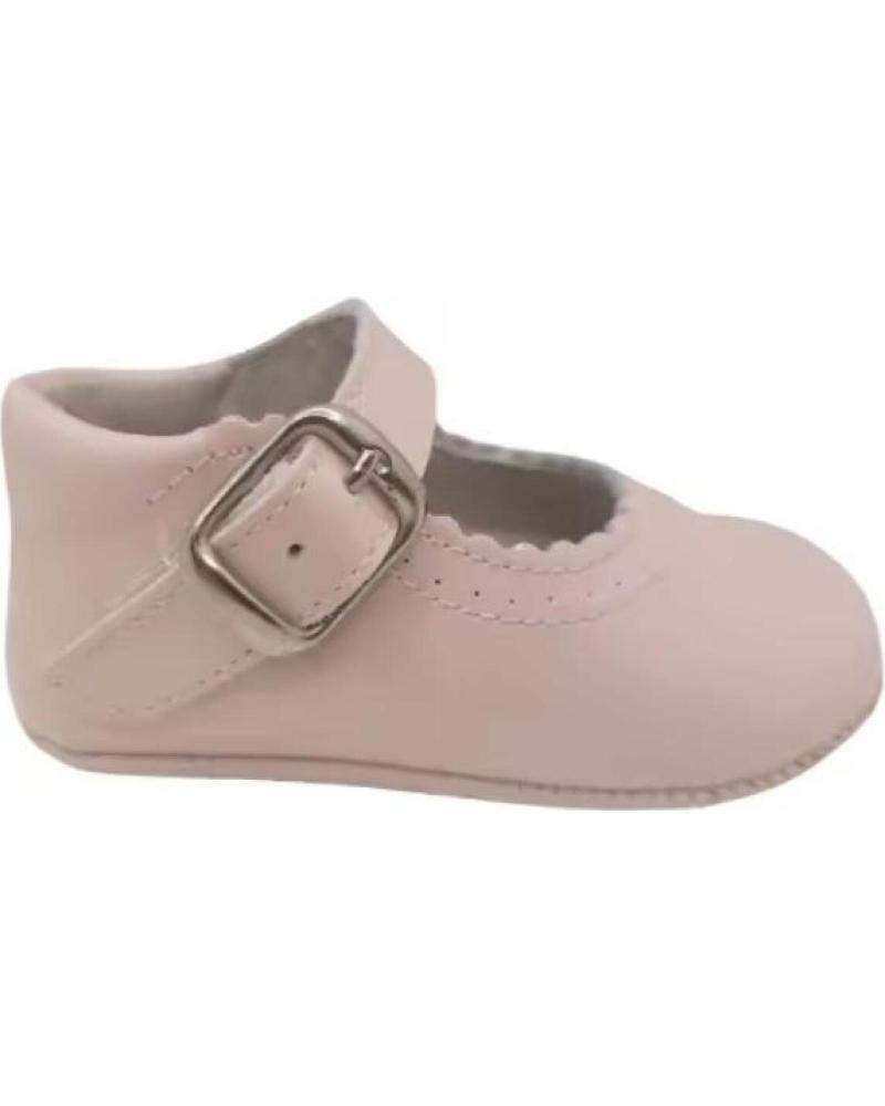 SAPATILHAS MARY JANE DE VERNIZ CITOS BEBÉ ROSA COM FIVELA ROSA