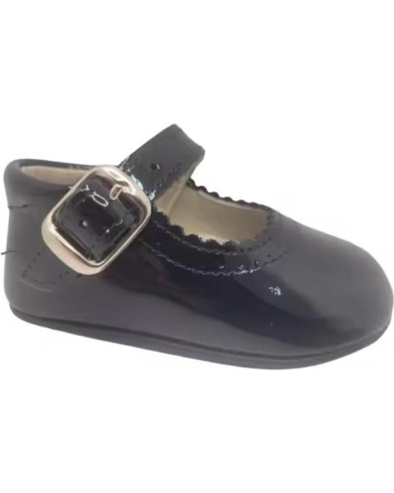 CITOS MERCEDITAS VERNIZ PELE BEBÊ FIVELA AZUL TAMANHOS 16-20 AZUL