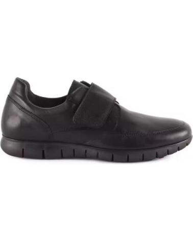 SAKUT ZAPATOS DE PIEL SIN CORDONES PARA HOMBRE TALLAS 39 A 46 MODE NEGRO