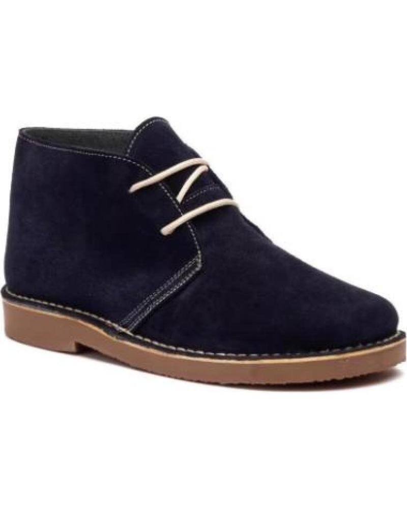 SAFARI BOTIN DE PIEL SERRAJE PARA HOMBRE HECHO EN ESPANA TALLAS 40 AZUL