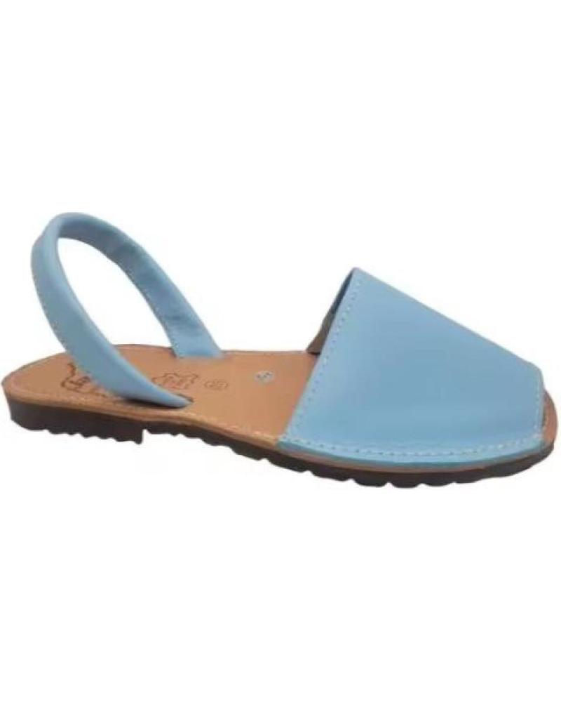 CONDIZ MENORQUINAS DE PIEL VARIOS COLORES FABRICADAS EN ESPANA TALL AZUL