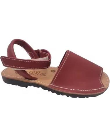 CONDIZ MENORQUINAS INFANTILES DE PIEL VARIOS COLORES FABRICADAS EN ROJO