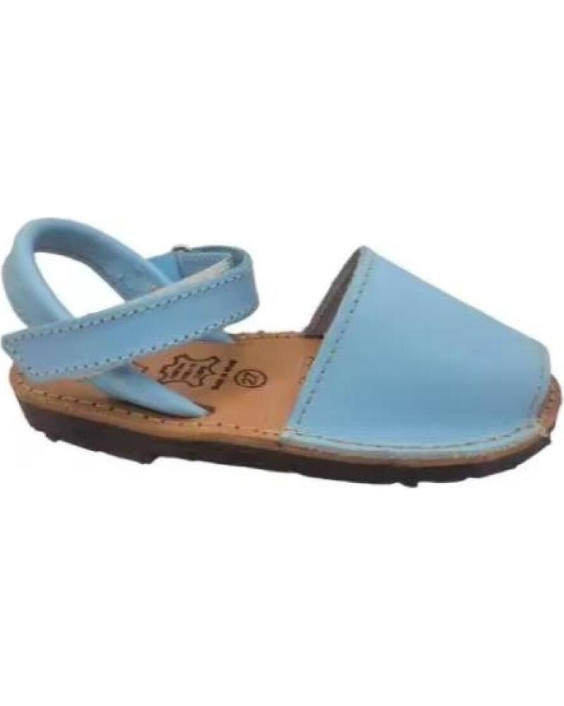 CONDIZ MENORQUINAS INFANTILES DE PIEL VARIOS COLORES FABRICADAS EN AZUL