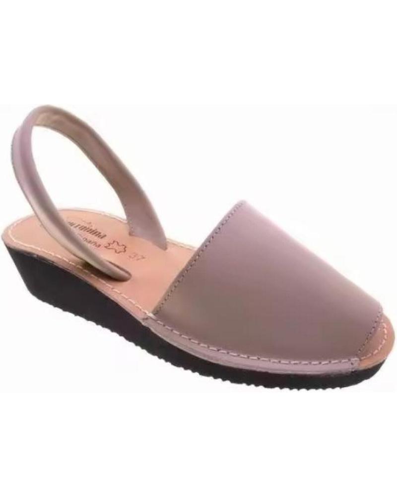 CONDIZ MENORQUINA CLASICA CON CUNA EN VARIOS COLORES PIEL PARA MUJE BEIGE