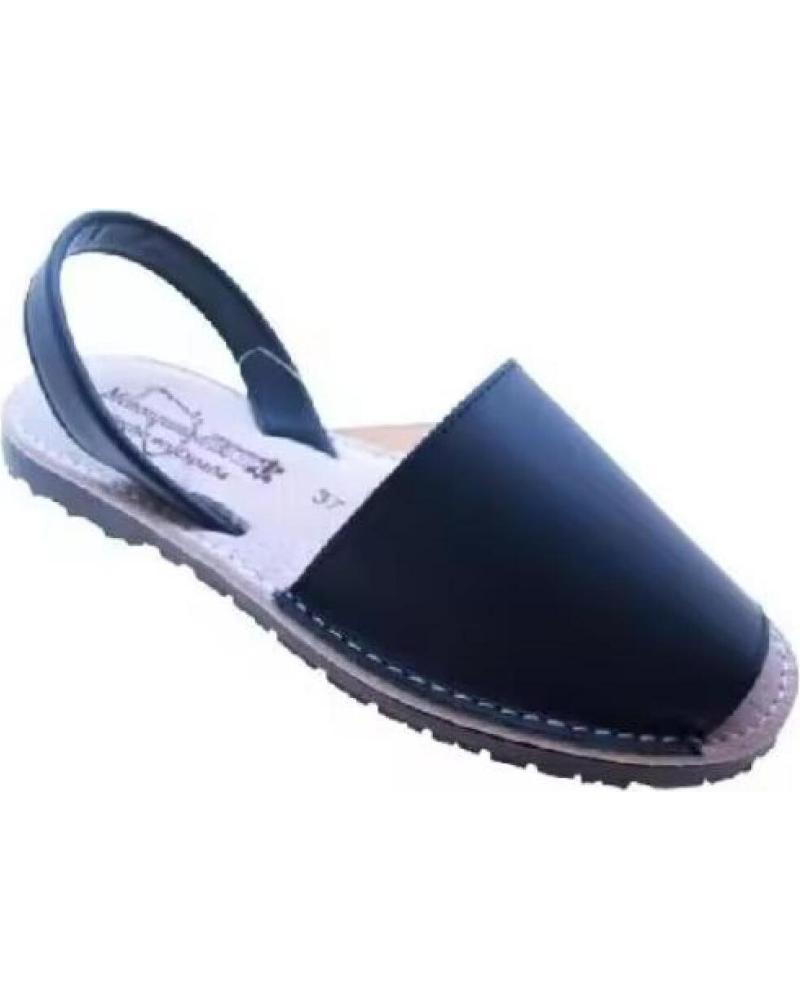 CONDIZ MENORQUINA CLASICA EN VARIOS COLORES PIEL PARA MUJER MODELO AZUL