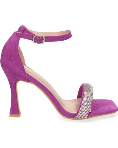 PUNTOSALAO SANDALIAS FIESTA DE TACON CIERRE HEBILLA MUJER COLOR LILA VARIOS COLORES