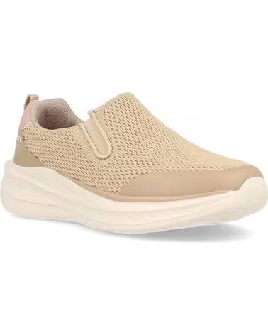 ZAPATILLAS CASUAL MUJER PAREDES AJUY SLIP-ON BEIGE BEIGE BEIGE