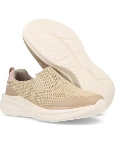 ZAPATILLAS CASUAL MUJER PAREDES AJUY SLIP-ON BEIGE BEIGE BEIGE