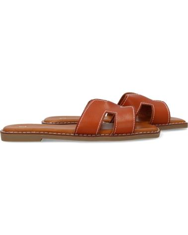 PUNTOSALAO SANDALIAS PLANAS COMODAS PARA MUJER COLOR CAMEL M-8081 VARIOS COLORES