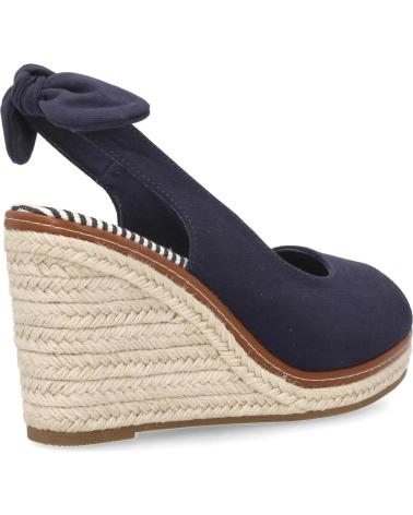 PUNTOSALAO SANDALIAS DE CUNA EN YUTE CON LAZO MUJER COLOR MARINO F-165 VARIOS COLORES