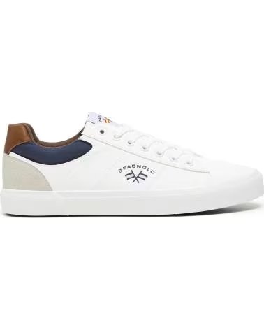 SPAGNOLO Zapatillas sneaker hombre 40004 blanco BLANCO