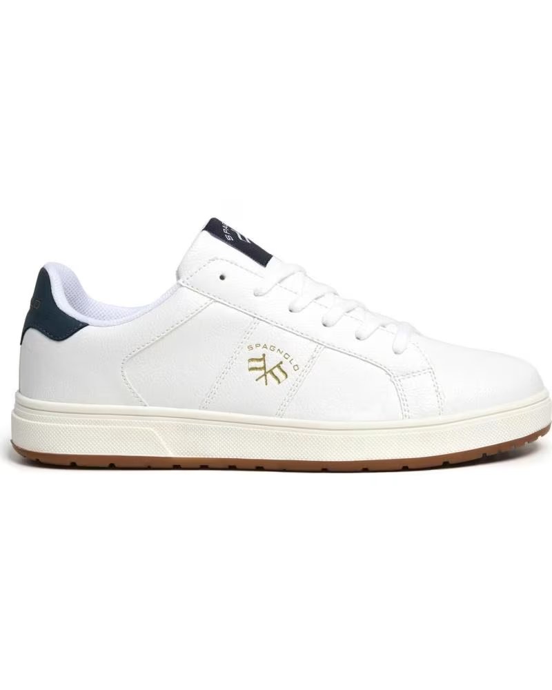 SNEAKER CASUAL SPAGNOLO 40033 PELLE VEGANA BLANCO