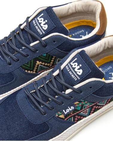 ZAPATILLAS LOIS JEANS 61387-107 BORDADO MARINO MARINO