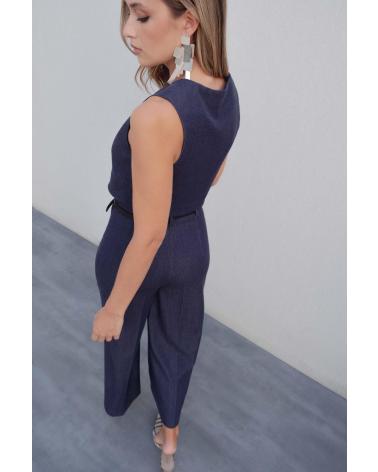 PUNTOSALAO PANTALON CULOTTE DENIM CINTURON VARIOS COLORES