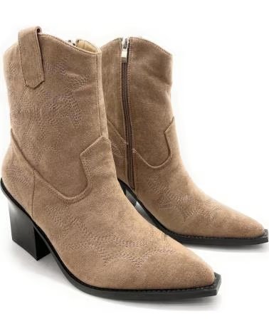 BUONAROTTI BOTIN COWBOY TACON BORDAD0S CREMALLERAS BEIGE